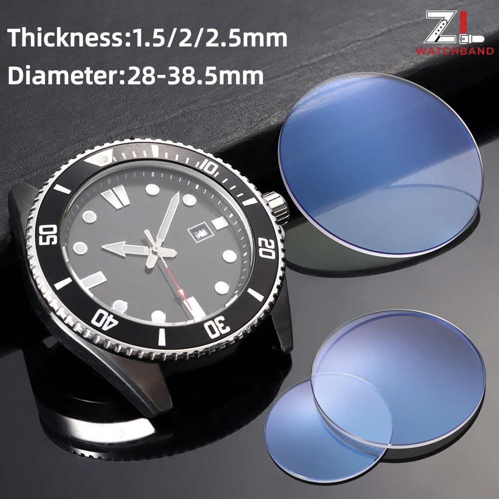 Watch Crystal Replacement - 1.5/2.0/2.5mm dik horlogeglas saffier vervanging dubbele