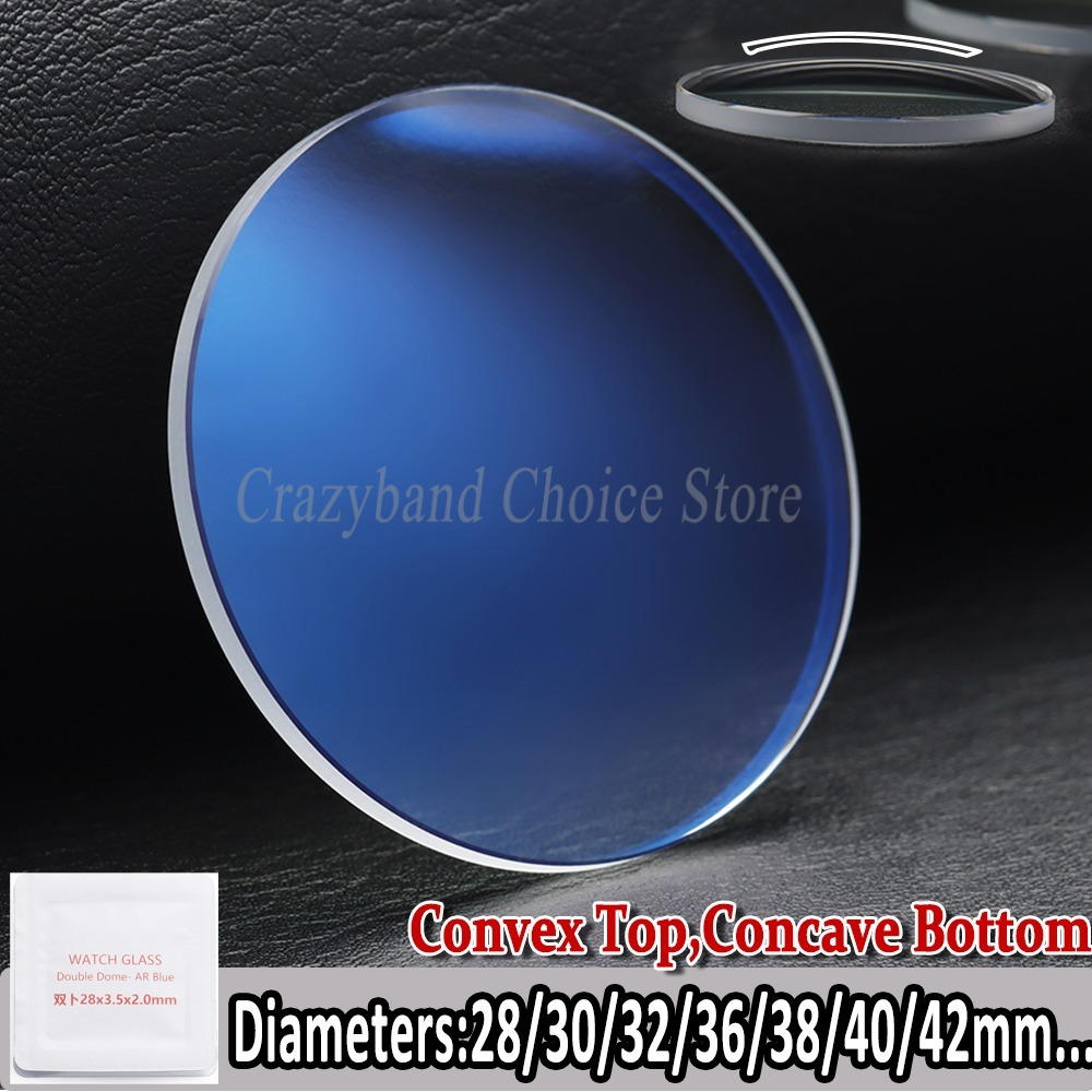 Watch Crystal Replacement - Horlogeglas Saffier Vervanging Dubbele Koepel AR