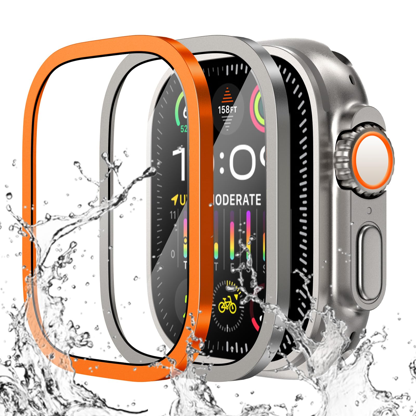 Smartwatch Watches For Mens - Gehard glas voor Apple Watch Ultra