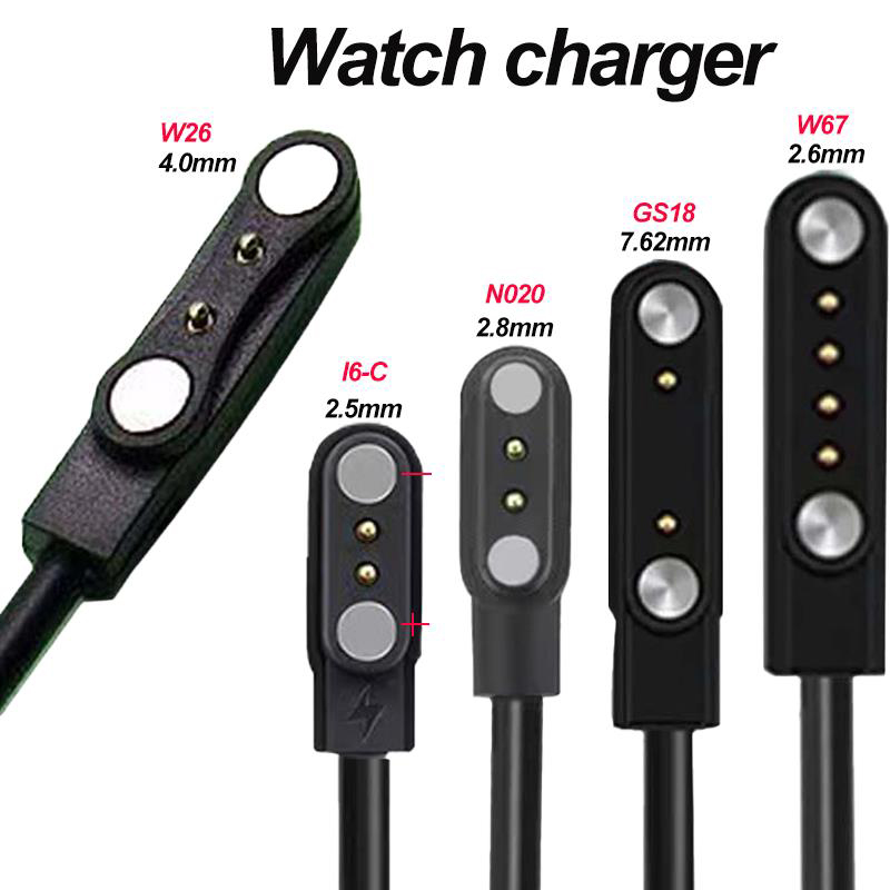 Smartwatch Watches Kids - 2-pins 4-pins Smartwatch Dock Oplaadadapter USB-oplaadkabel