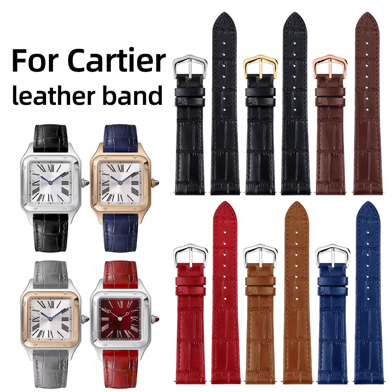 Cartier Watch Tank - 15mm 17mm 18mm 20mm lederen band