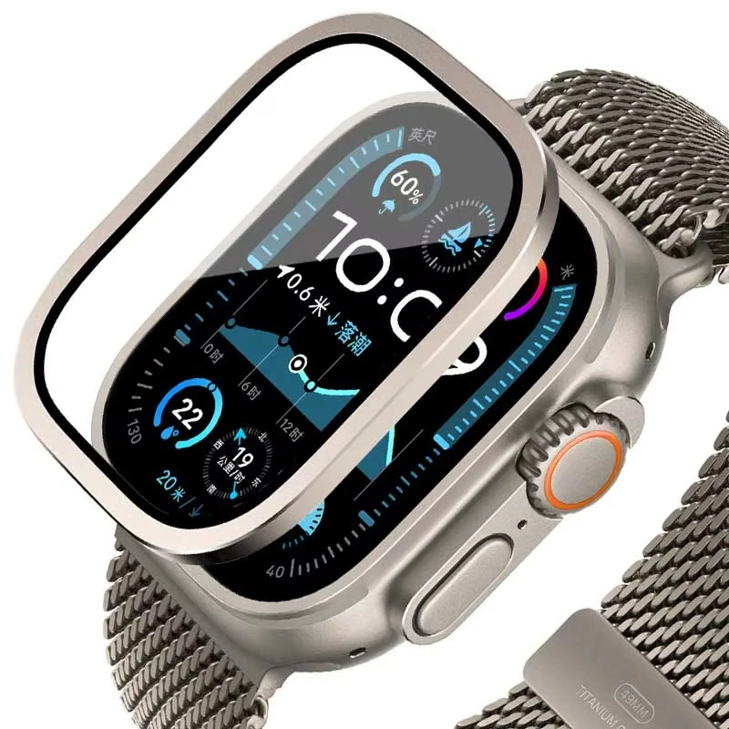 Smartwatch Watches For Mens - Gehard glas voor Apple Watch Ultra
