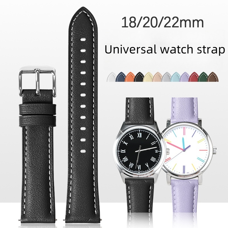 Tissot Watches Smartwatch - 18mm 20mm 22mm Universele armband Lederen