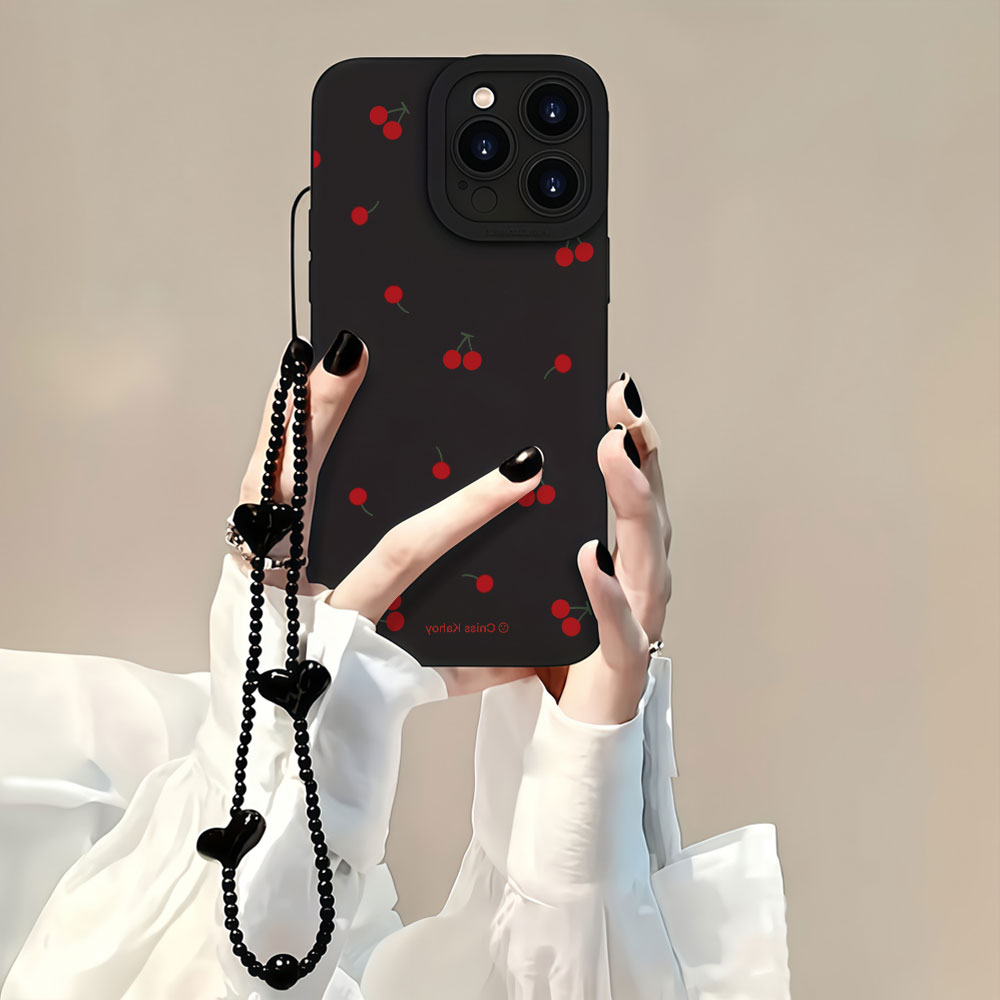 Samsung Galaxy Strap - Telefoonhoesjes met bandje, Koreaanse kersenprint, voor