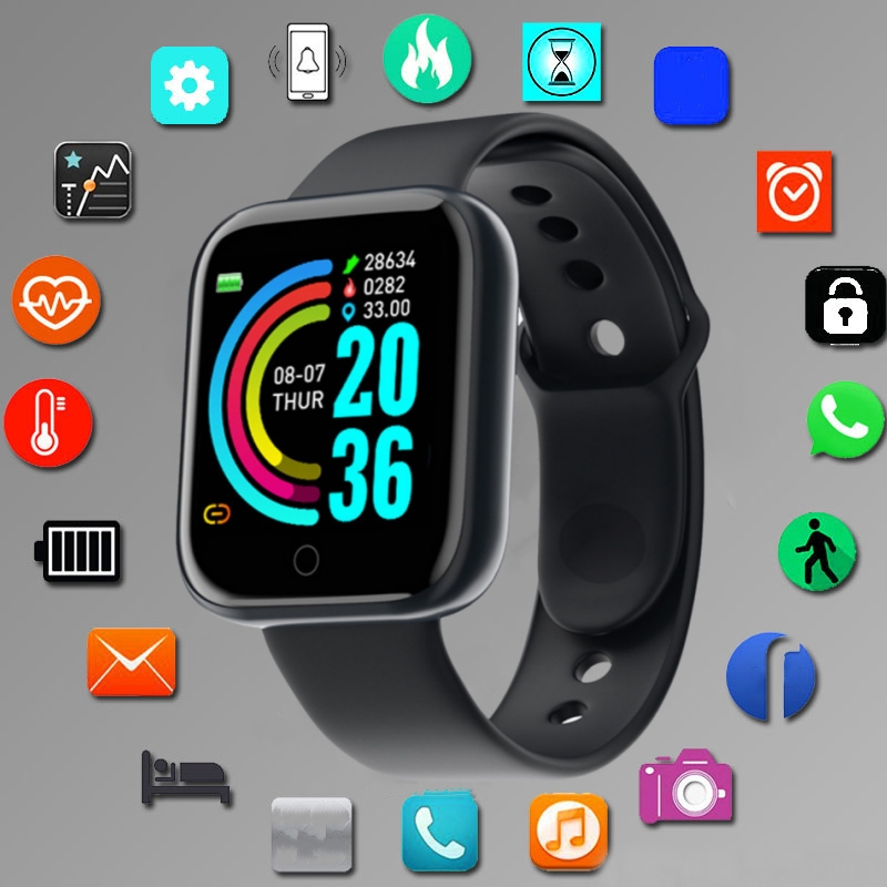 Watch Smart Y68 - Smart Watch Sport Heren Fitness Monitoring