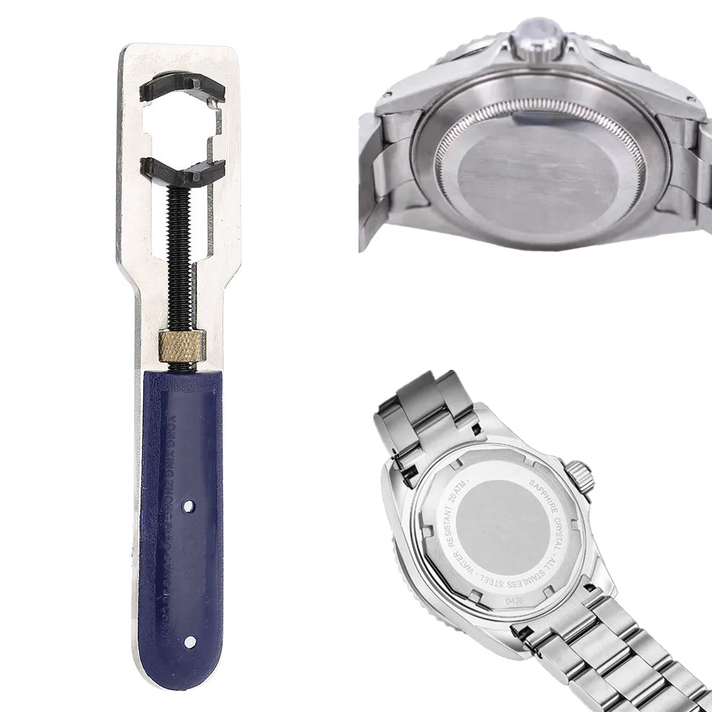 Cartier Watch Tank - 14-35mm Verstelbare Metalen Horloge Achterkant Opener
