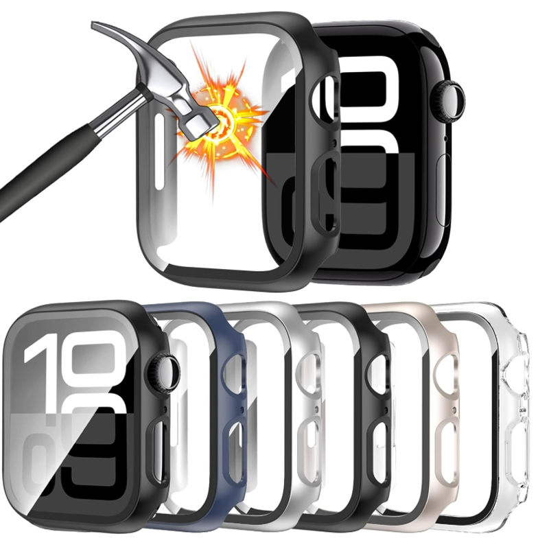 Gehard glas + behuizing voor A - Iwatch Smartwatch Series 7 recensie en prijs