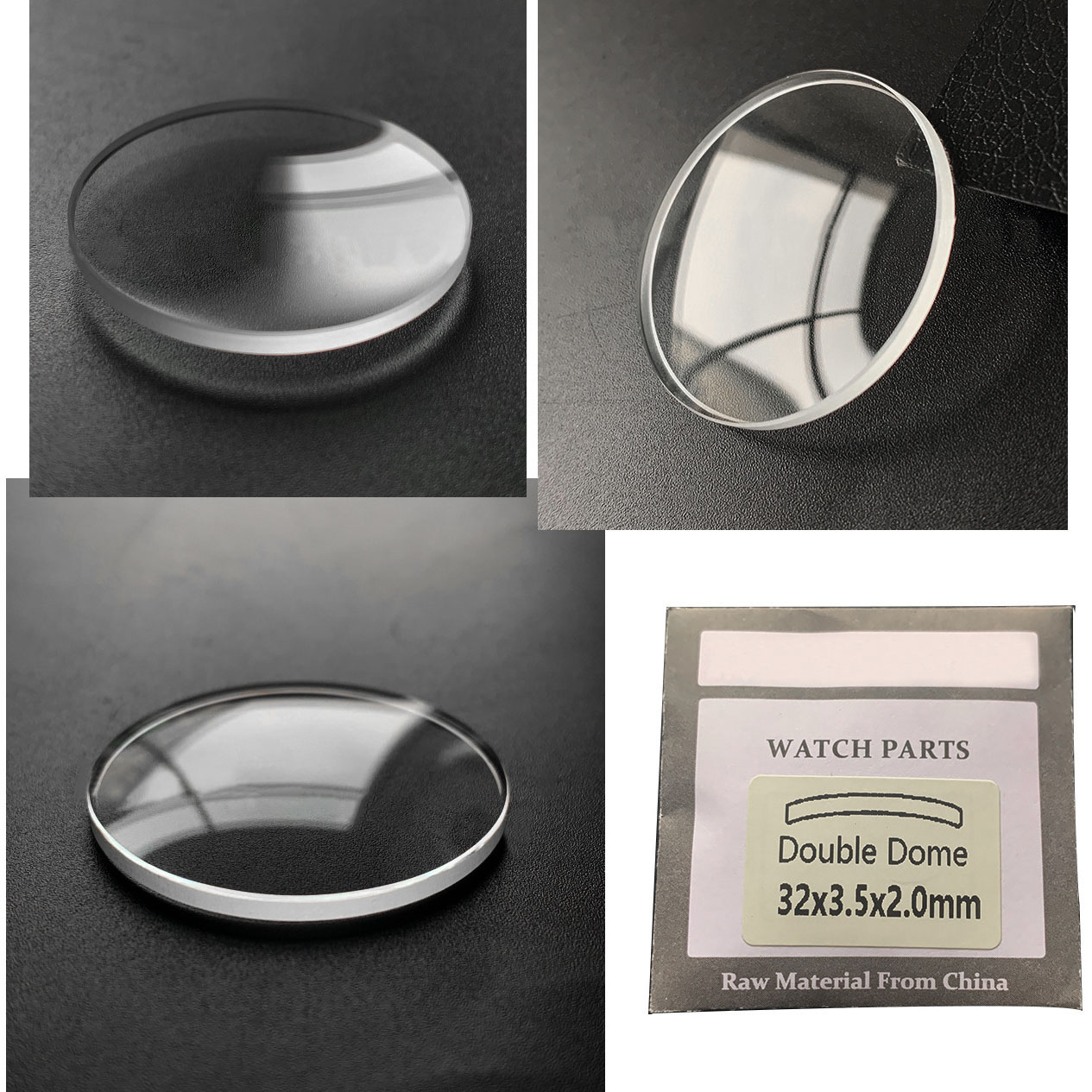 Dubbele Koepel 2.0mm Dikte Min - Watch Crystal Replacement recensie en prijs