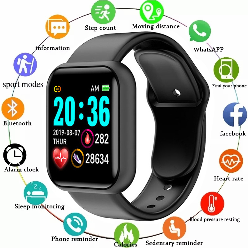 Y68 Smart Horloge Mannen Vrouw - Watch Smart Y68 recensie en prijs