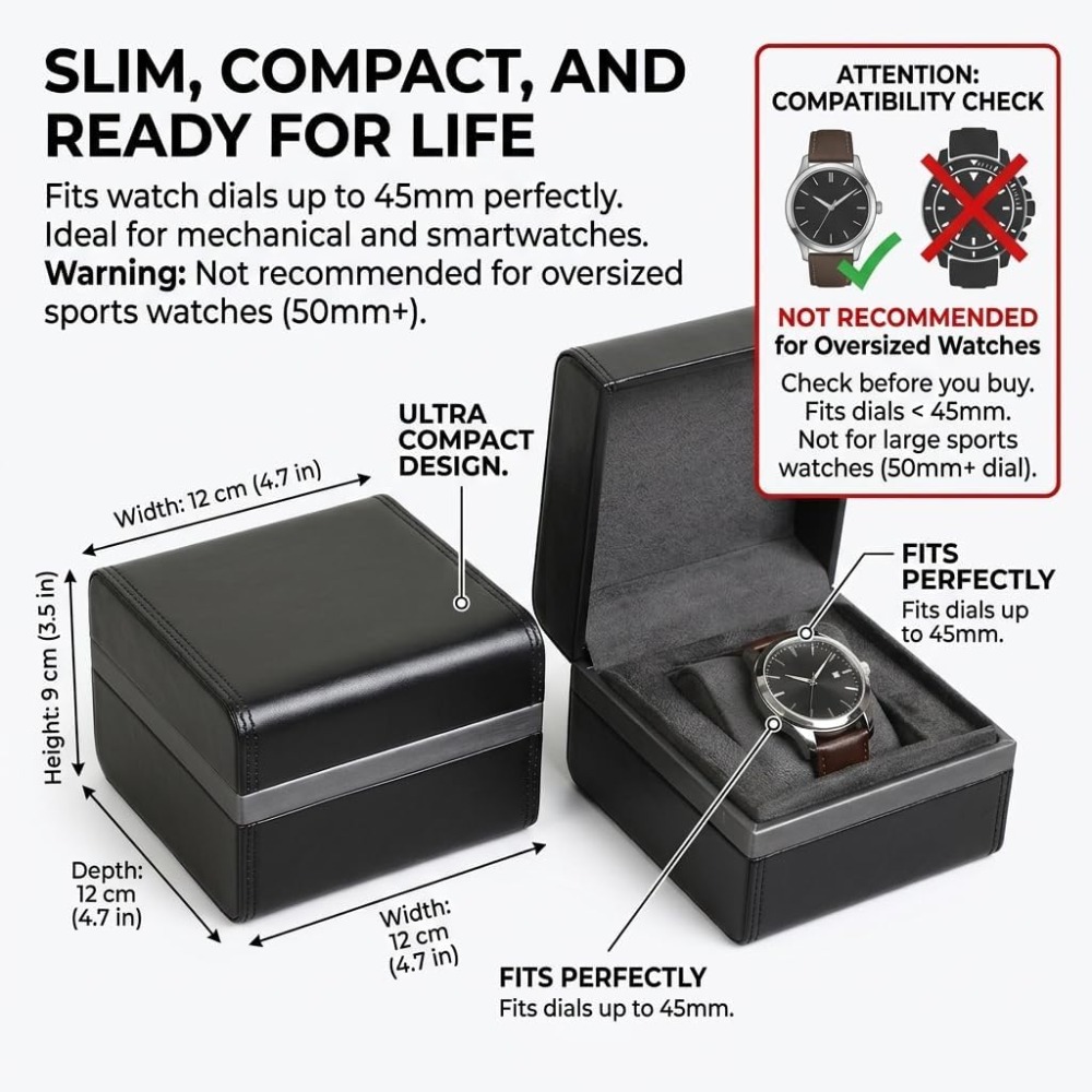 Luxe enkelvoudige horlogebox:  - Smartwatch Premium Watches For Women recensie en prijs