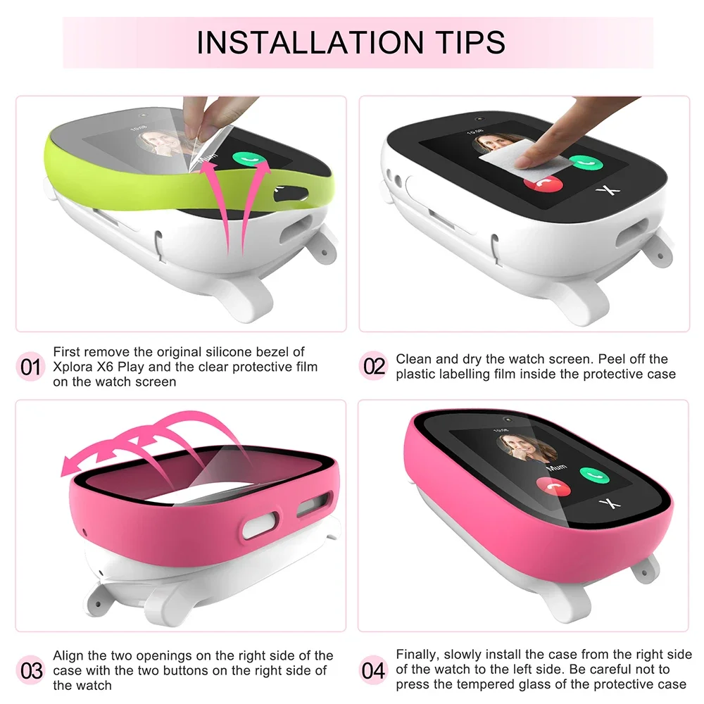 Case voor Xploar X6 Play Kids  - Smartwatch Watches Kids recensie en prijs