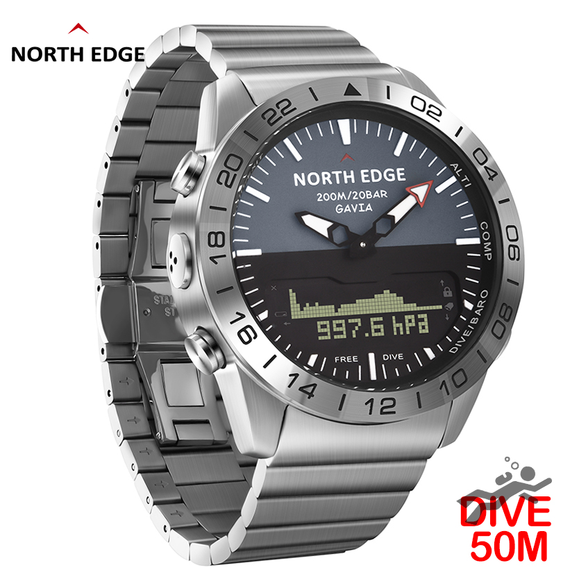 NORTH EDGE Heren duikhorloge M - Smartwatch Watches For Mens recensie en prijs