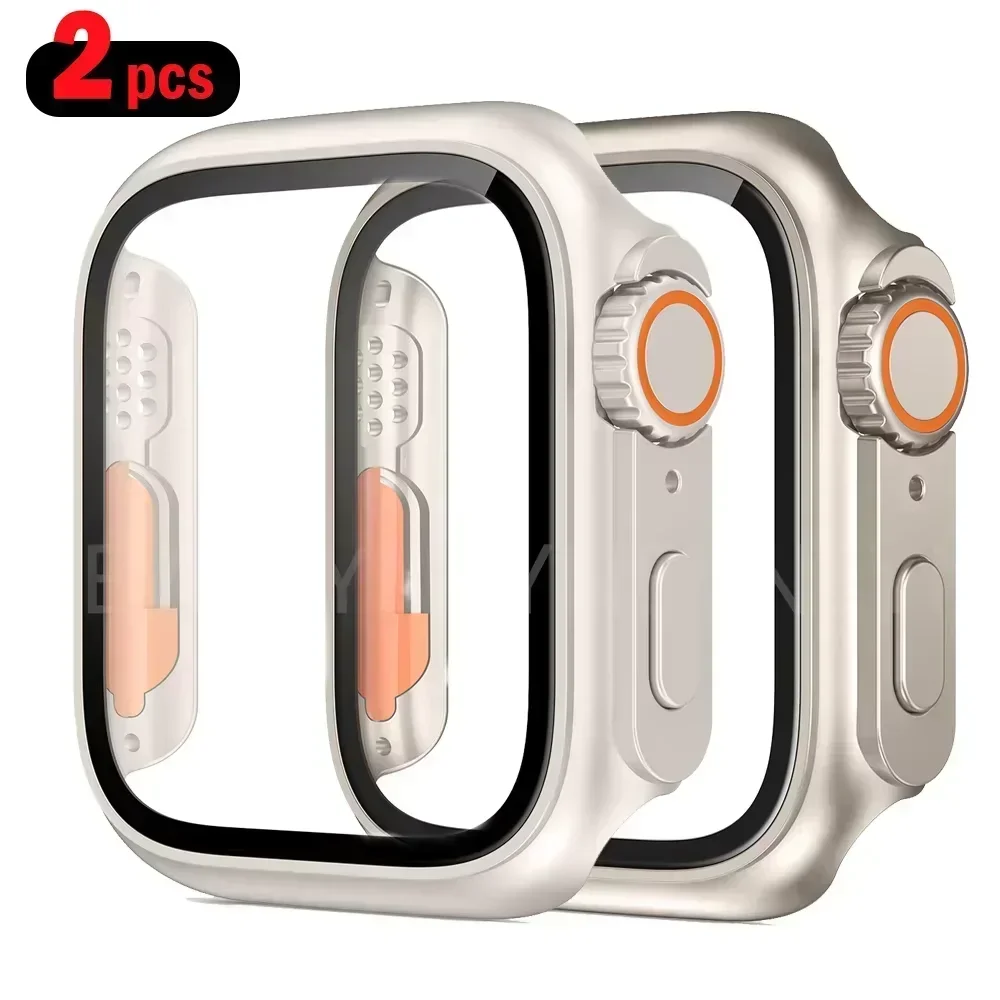 2 Stuks Gehard Glas + Hoes Voo - Iwatch Smartwatch Series 7 recensie en prijs