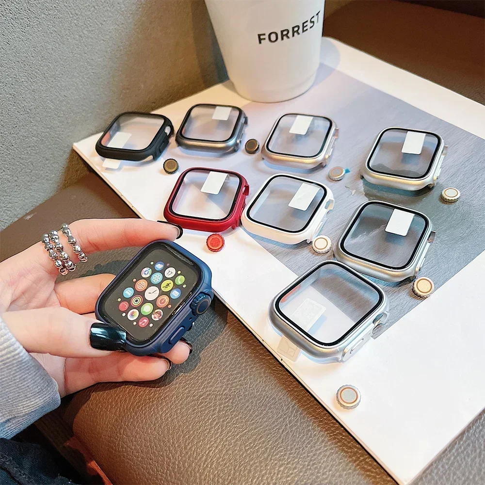 2 Stuks Gehard Glas + Hoes Voo - Iwatch Smartwatch Series 7 recensie en prijs