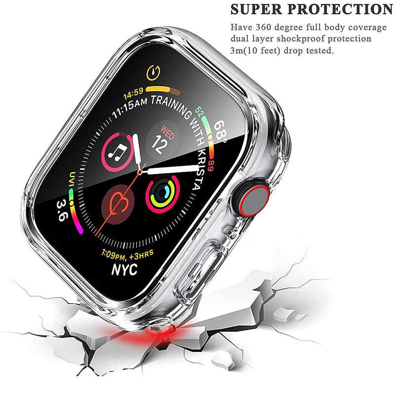 Gehard glas + cover voor Apple - Iwatch Smartwatch Series 7 recensie en prijs