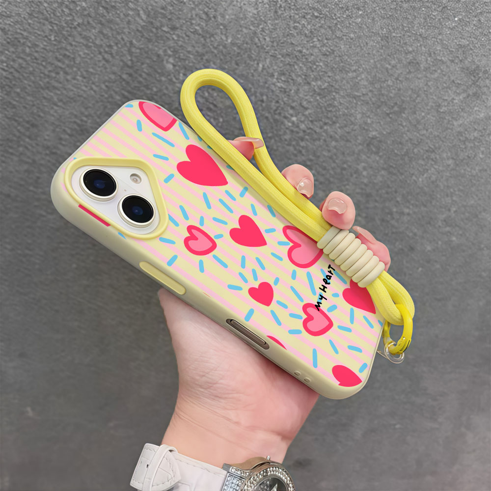 Rode Hartjes Gestreepte INS Te - Samsung Galaxy Strap recensie en prijs