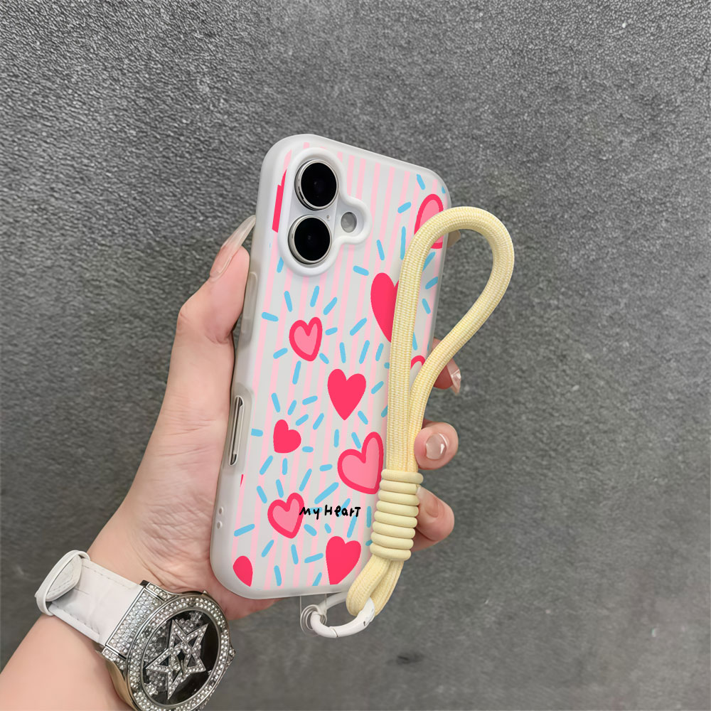 Rode Hartjes Gestreepte INS Te - Samsung Galaxy Strap recensie en prijs