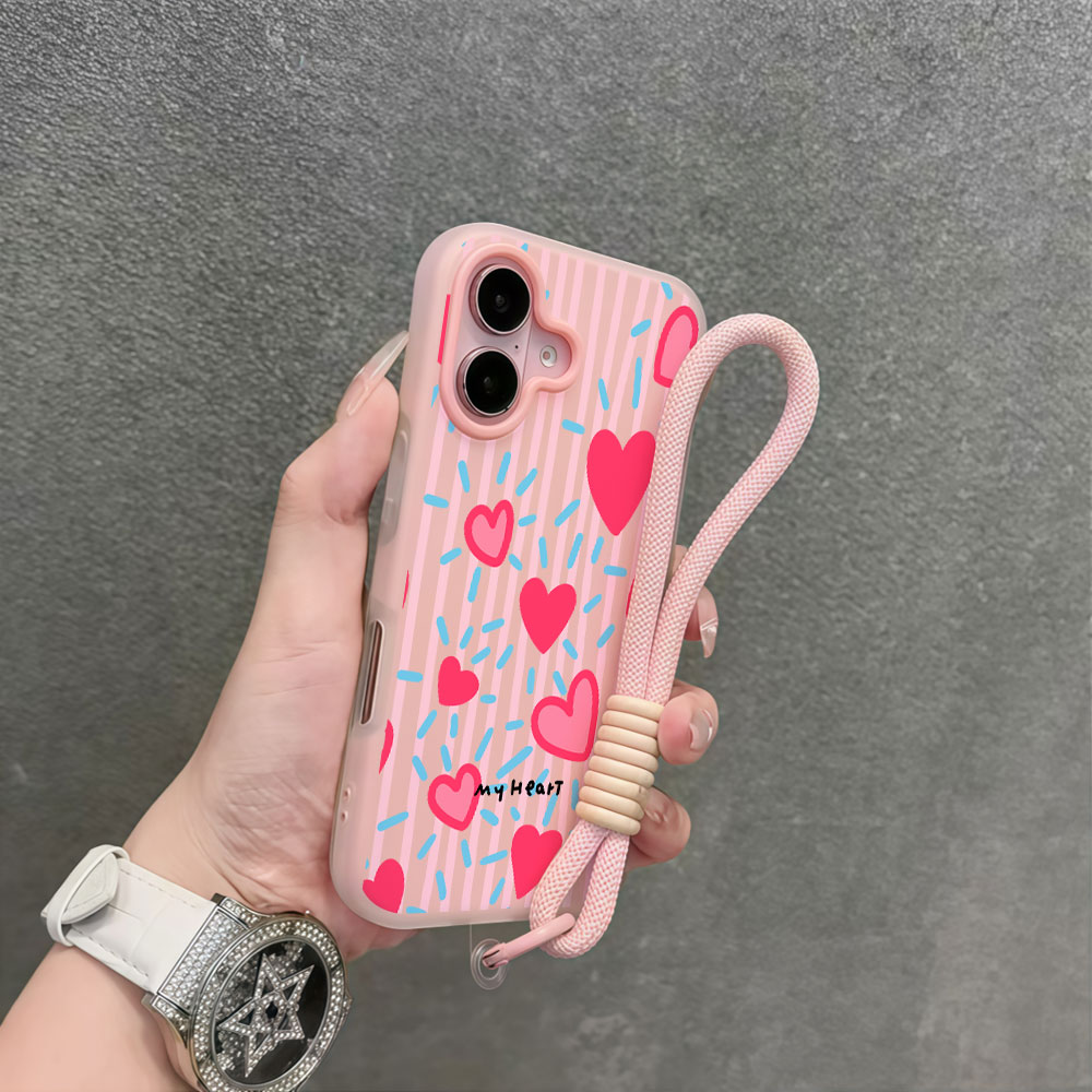 Rode Hartjes Gestreepte INS Te - Samsung Galaxy Strap recensie en prijs