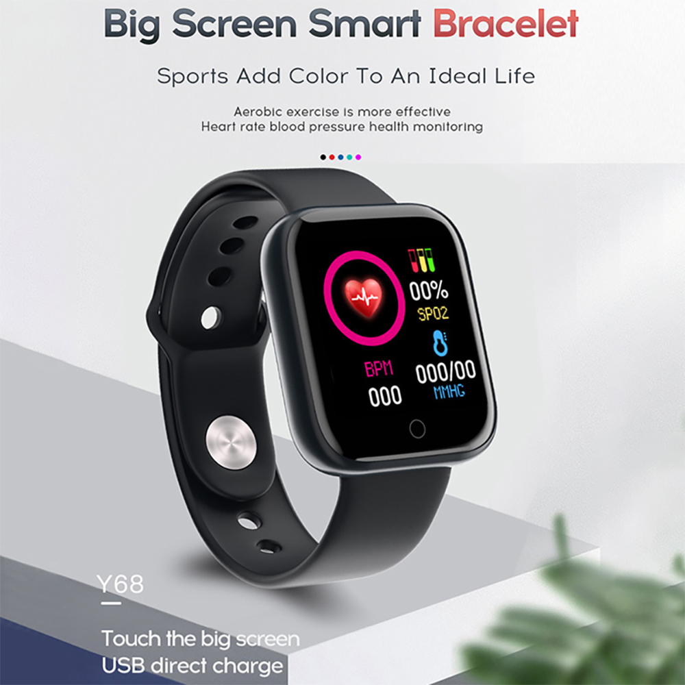 Multifunctioneel slim horloge  - Watch Smart Y68 recensie en prijs