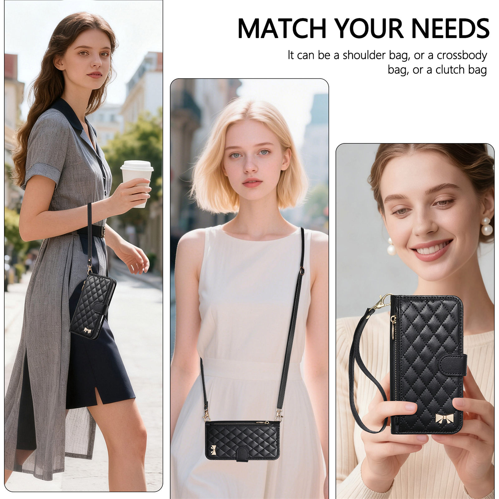 PU Leder Rits Crossbody Polsba - Samsung Galaxy Strap recensie en prijs