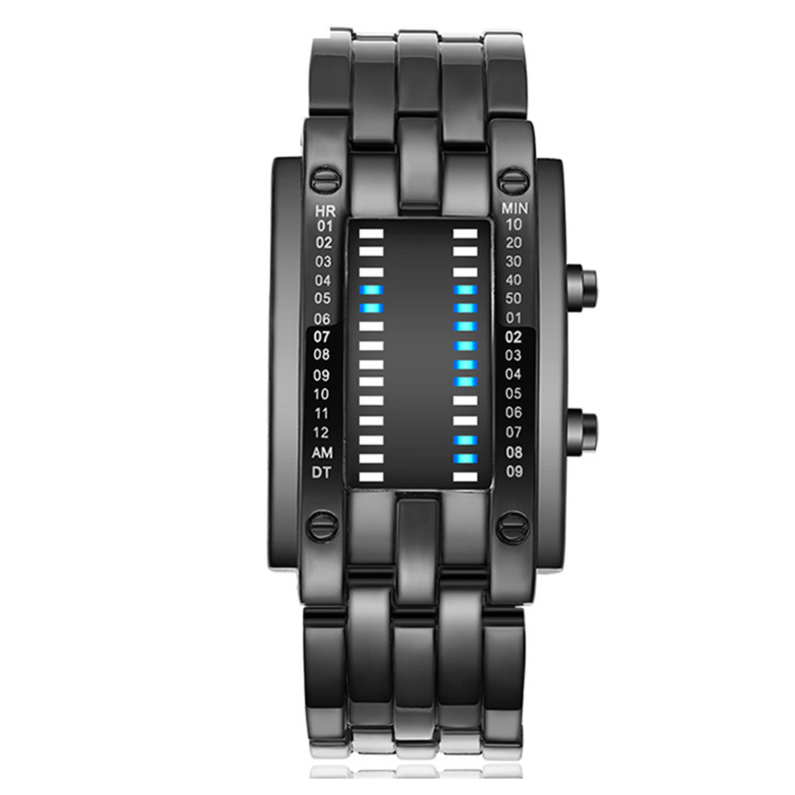 Premium binaire matrix blauwe  - Smartwatch Premium Watches For Women recensie en prijs