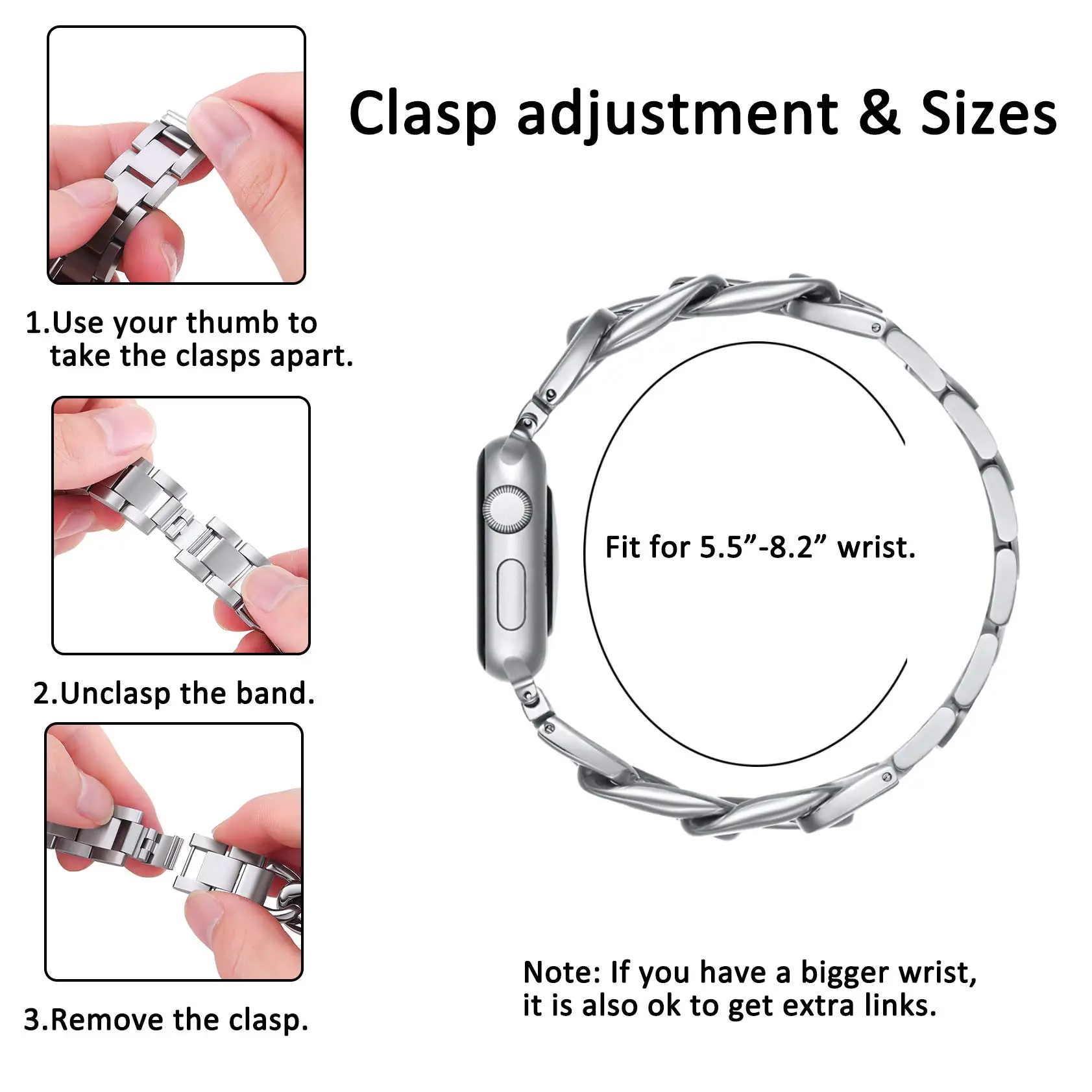 Premium metal horlogeband voor - Smartwatch Premium Watches For Women recensie en prijs