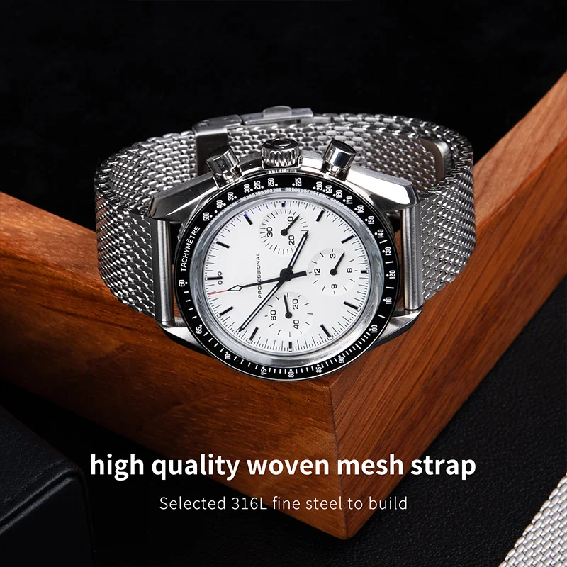 Geweven mesh Milanese 316L roe - Tissot Watches Smartwatch recensie en prijs