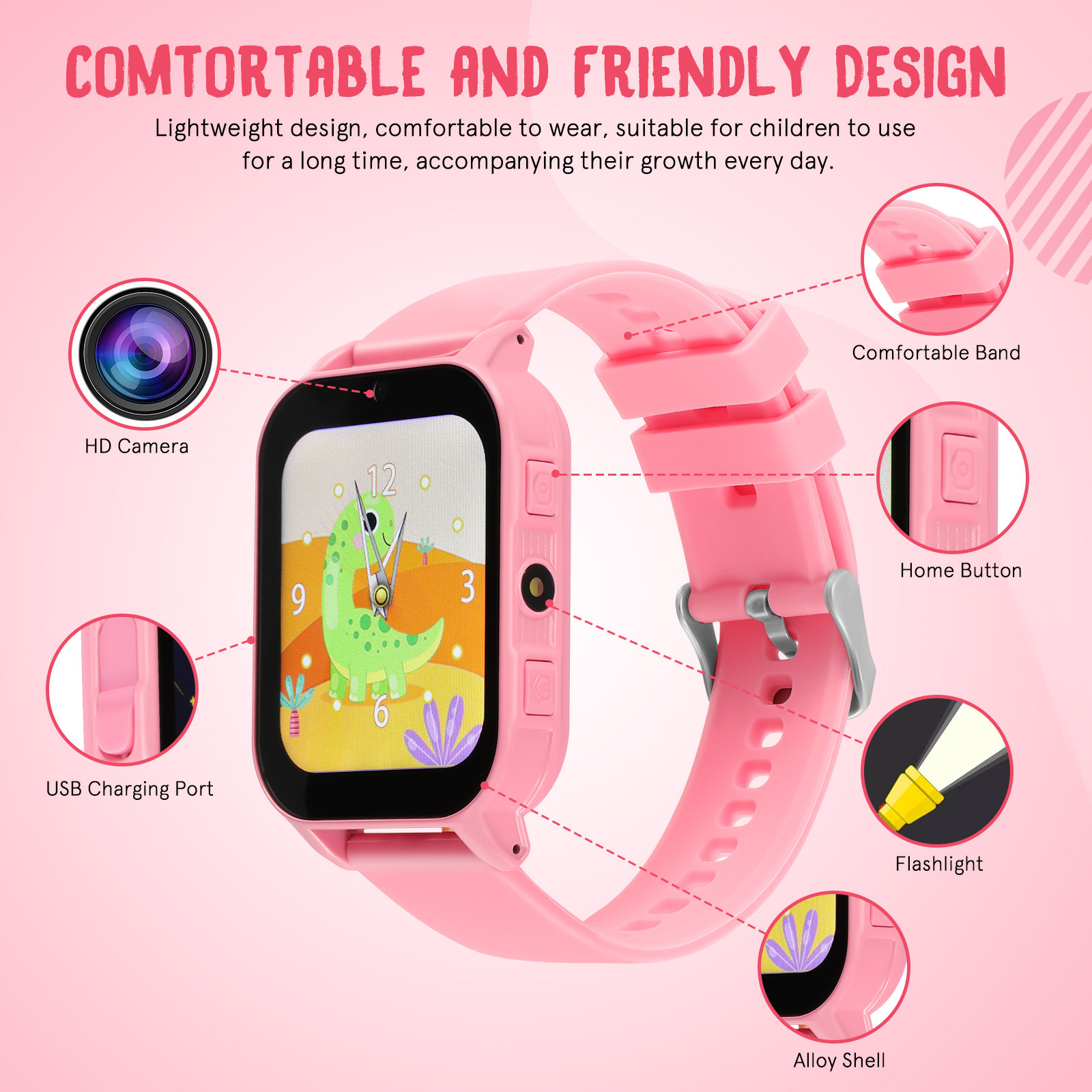 Kinderhorloge met spelletjes,  - Smartwatch Watches Kids recensie en prijs