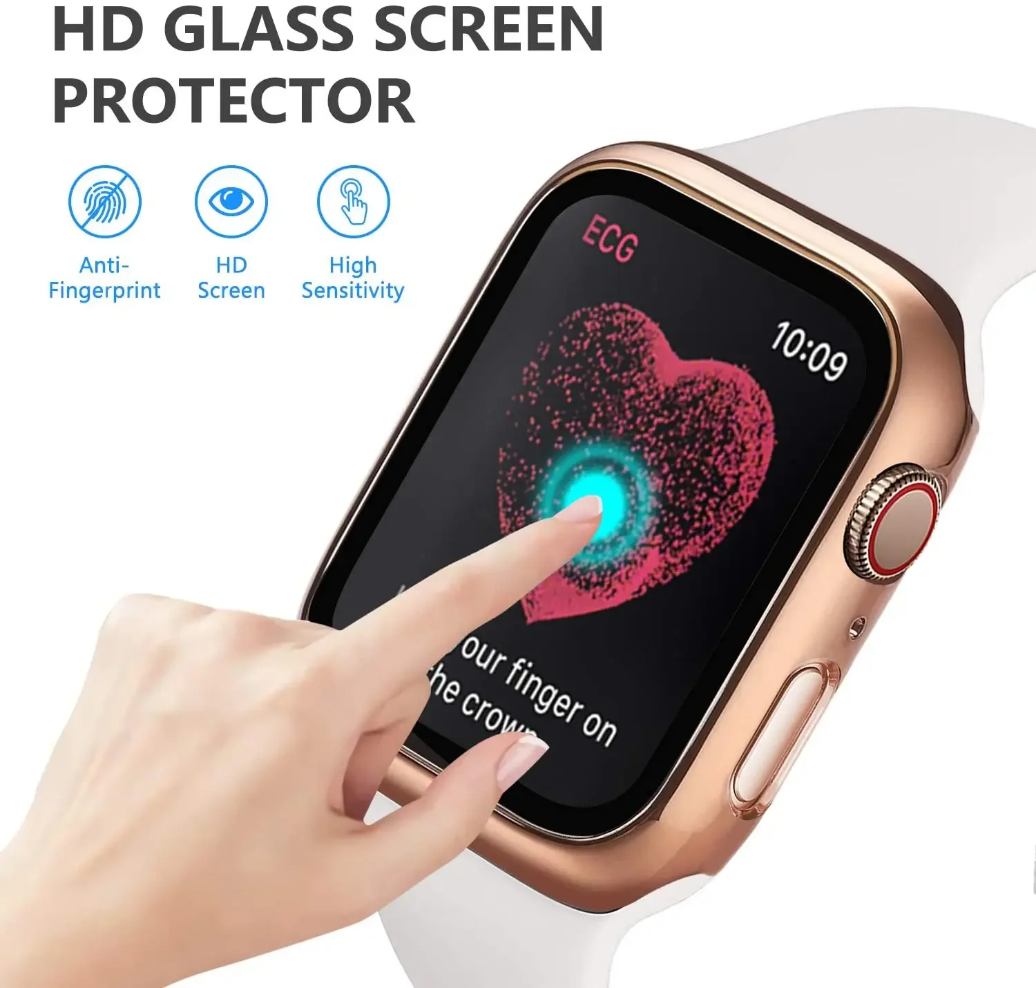 Gehard glas + cover voor Apple - Iwatch Smartwatch Series 7 recensie en prijs
