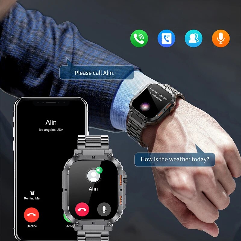 Lige Outdoor Sport Fitness Sma - Smartwatch Watches For Mens recensie en prijs