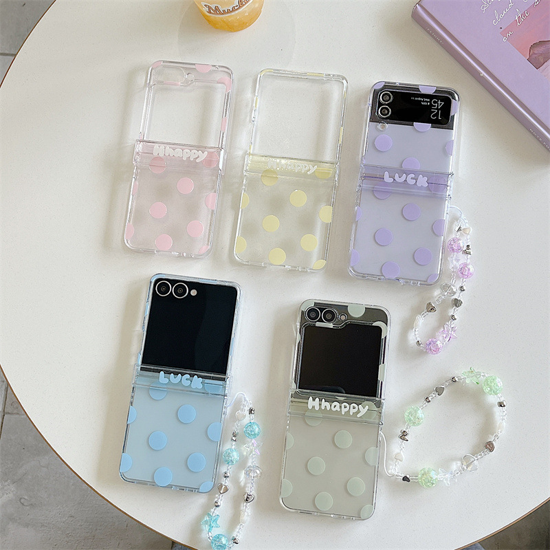 Koreaanse snoepkleuren polkado - Samsung Galaxy Strap recensie en prijs