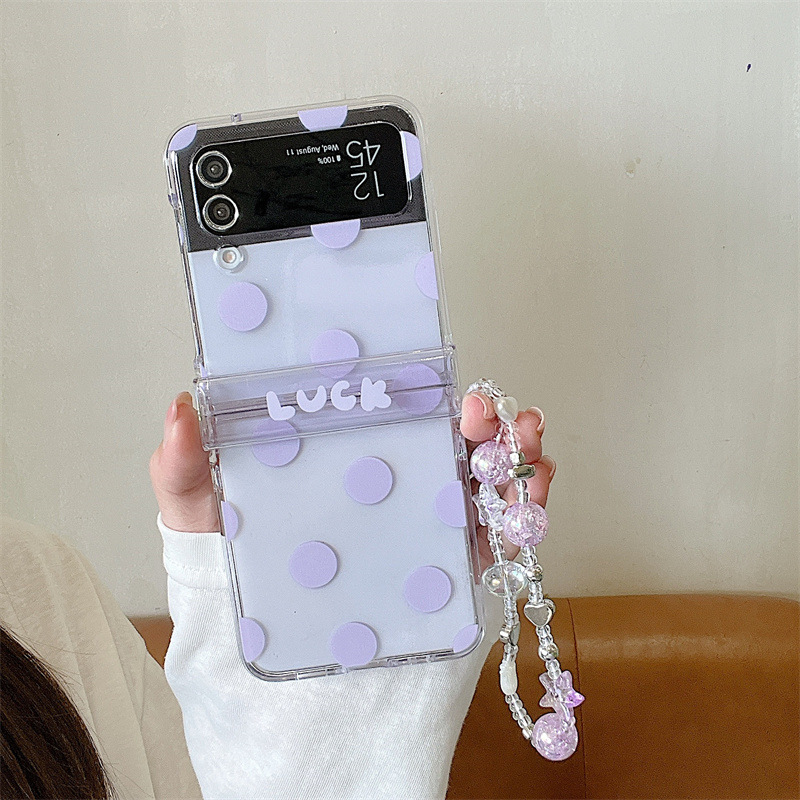 Koreaanse snoepkleuren polkado - Samsung Galaxy Strap recensie en prijs