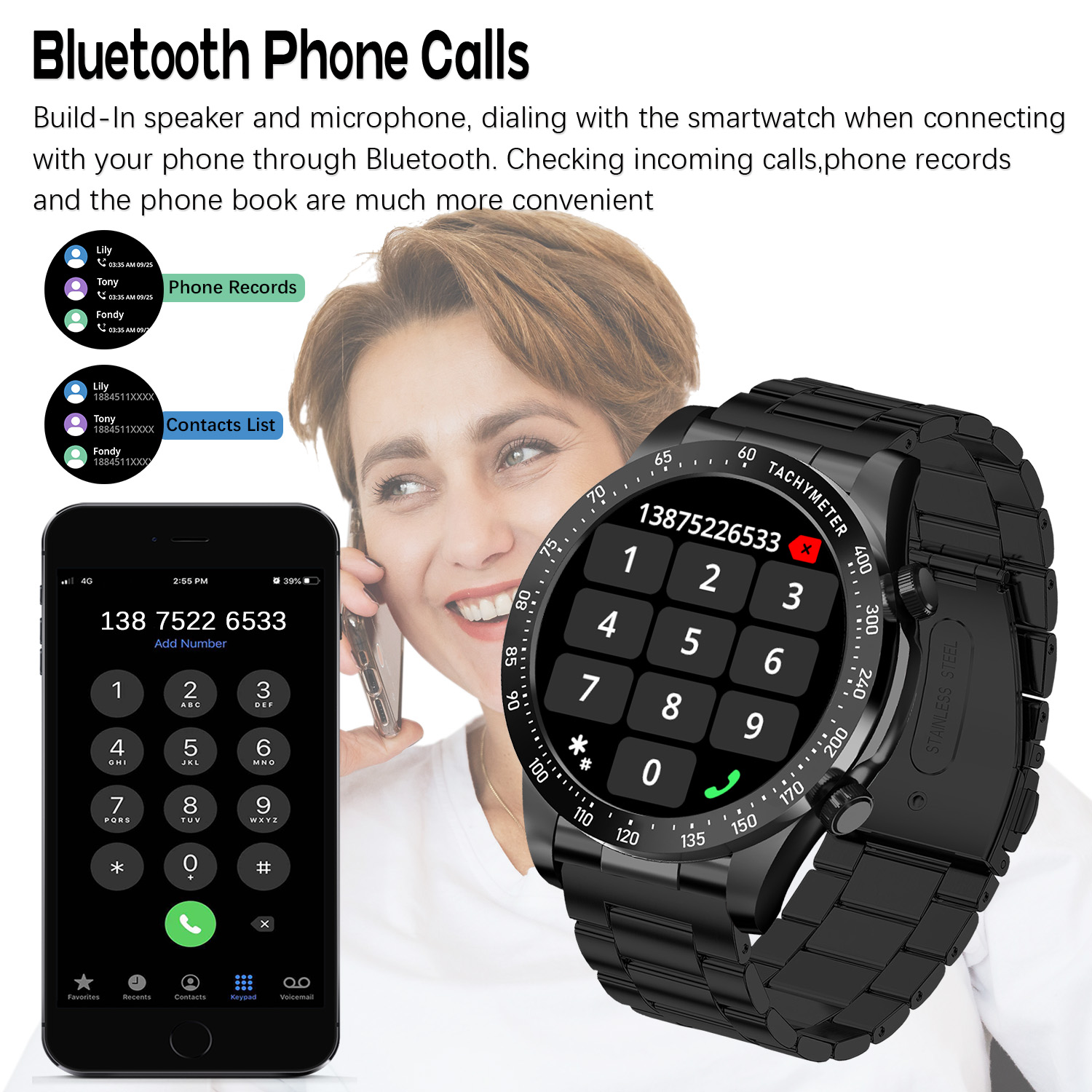 ROLLSTIMI Premium All-Match He - Smartwatch Premium Watches For Women recensie en prijs