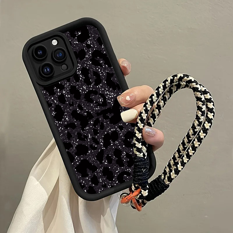 Zwarte gevlekte luipaard hangr - Samsung Galaxy Strap recensie en prijs