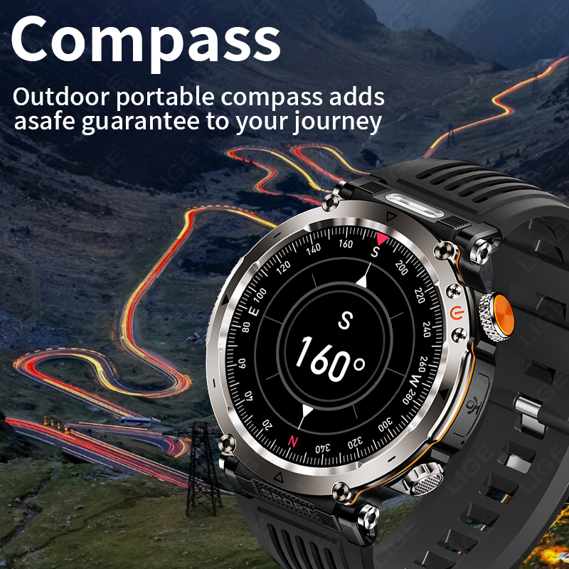 Nieuwe militaire outdoor smart - Smartwatch Watches For Mens recensie en prijs
