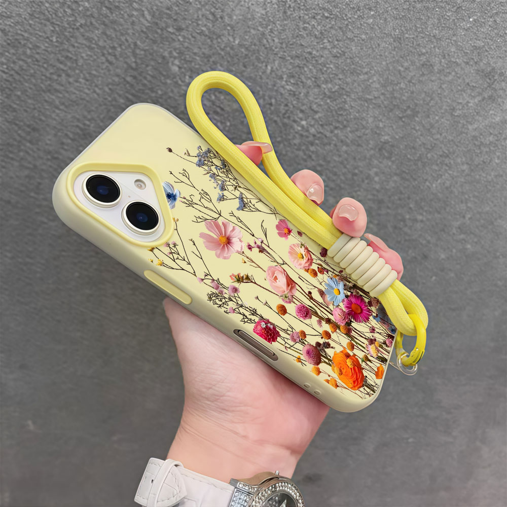 Kleurrijke bloemenprint telefo - Samsung Galaxy Strap recensie en prijs