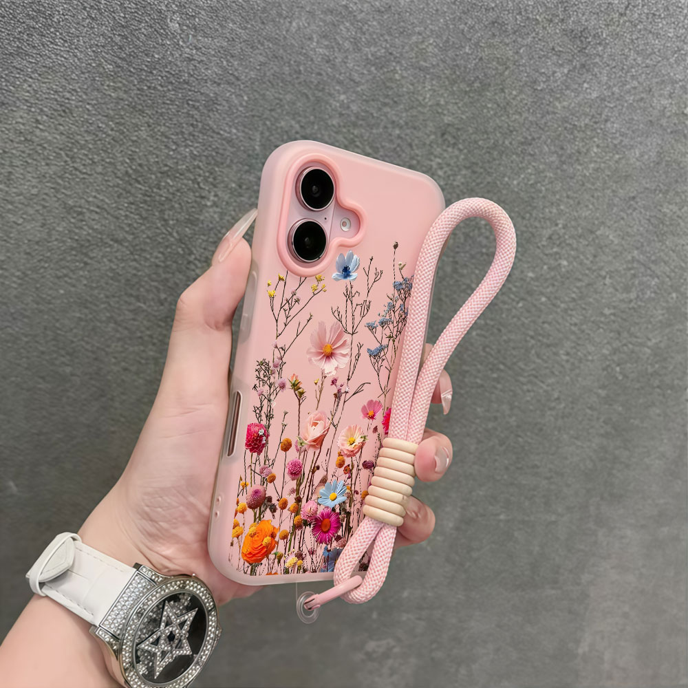 Kleurrijke bloemenprint telefo - Samsung Galaxy Strap recensie en prijs