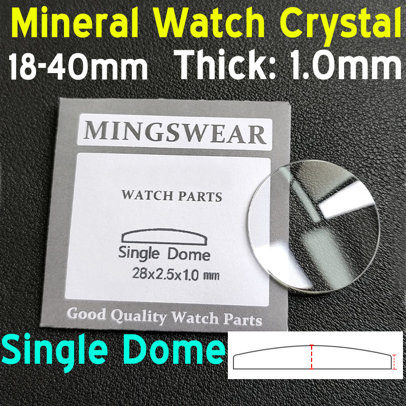 1mm Dikke Ronde Enkele Koepel  - Watch Crystal Replacement recensie en prijs