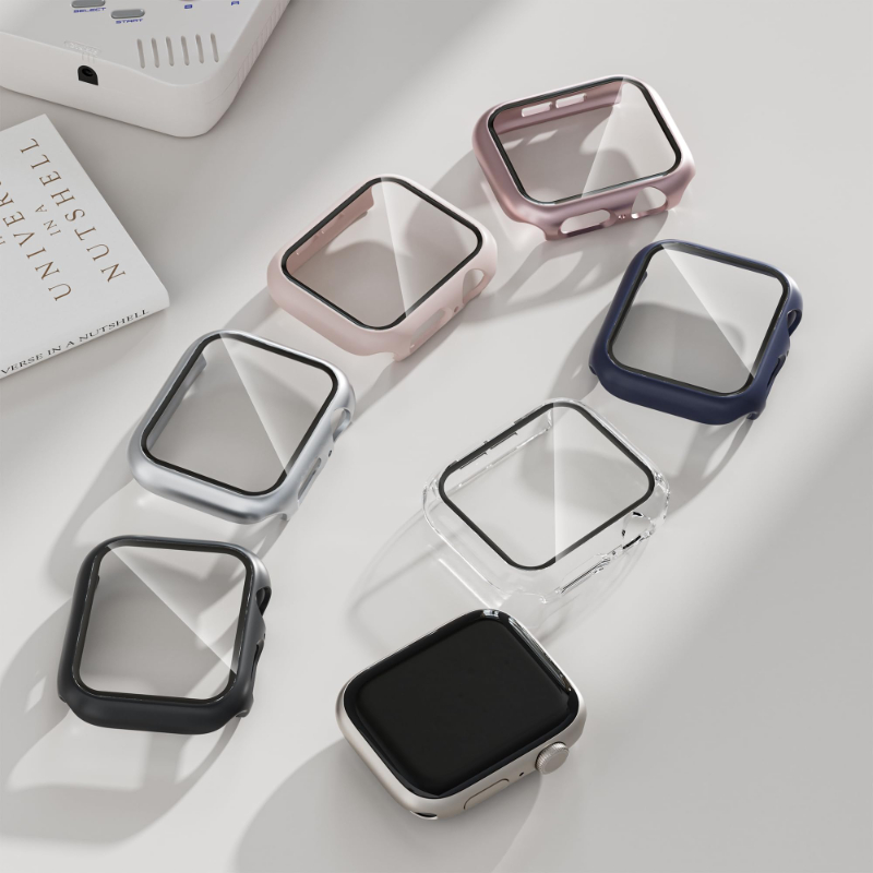 2 Stuks Gehard Glas + Case Voo - Iwatch Smartwatch Series 7 recensie en prijs