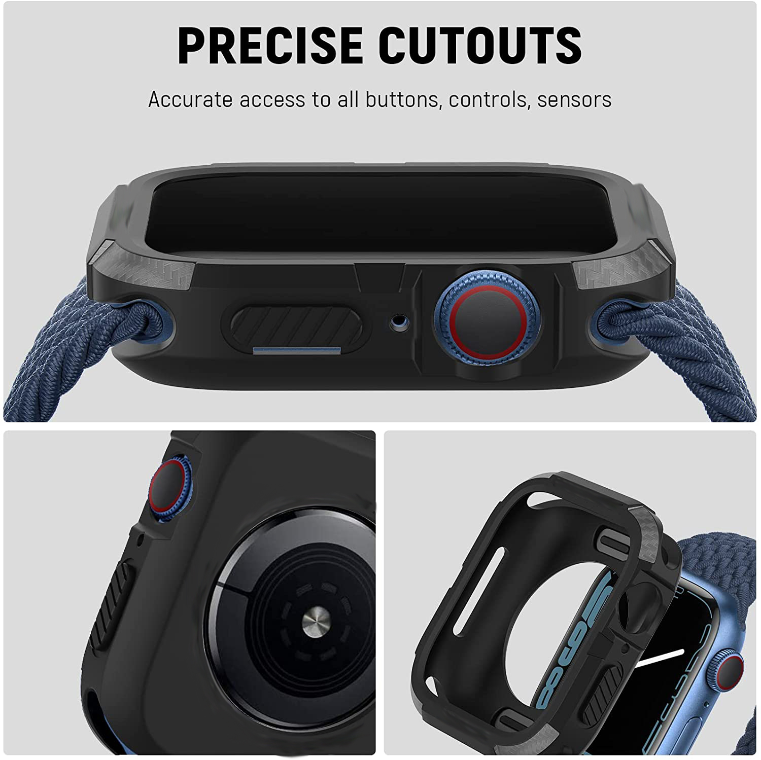 Robuuste hoes voor Apple Watch - Iwatch Smartwatch Series 7 recensie en prijs